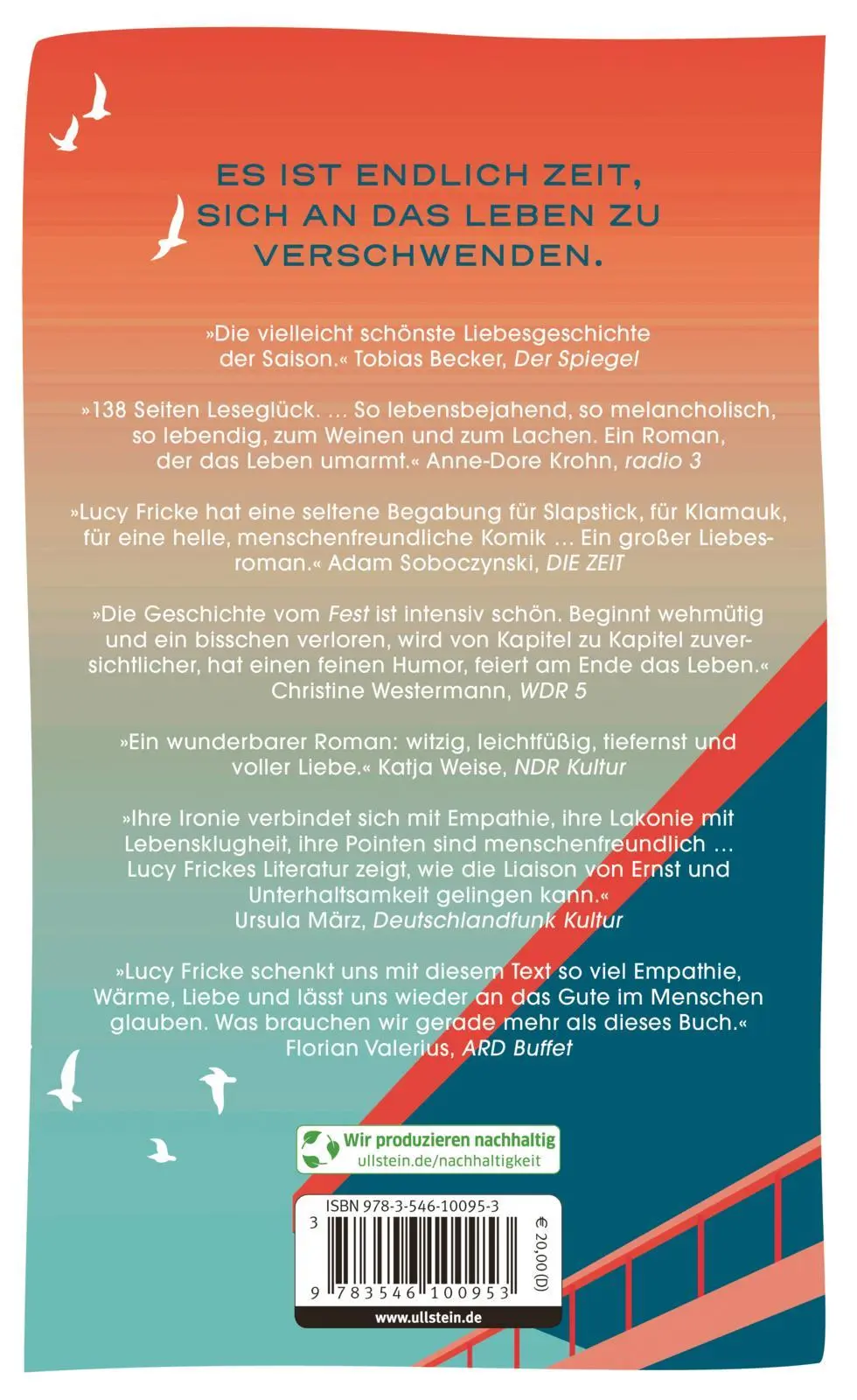 Rückseite: 9783546100953 | Das Fest | Lucy Fricke | Buch | 144 S. | Deutsch | 2024