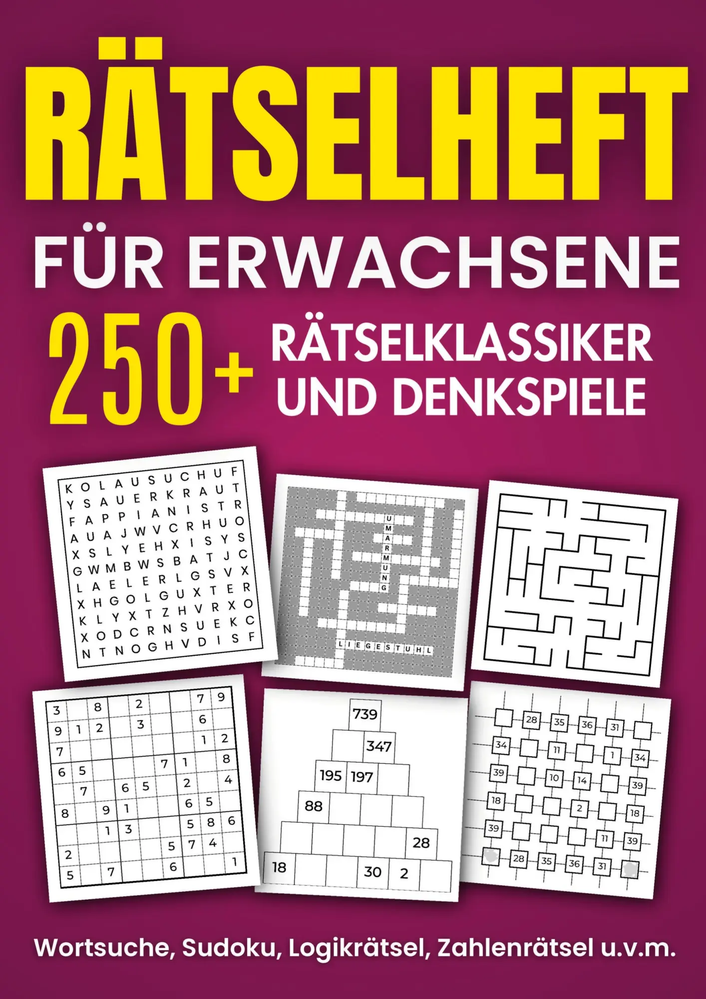 Cover: 9789403940953 | Rätselheft für Erwachsene | Knobl Publishing | Taschenbuch | 176 S.