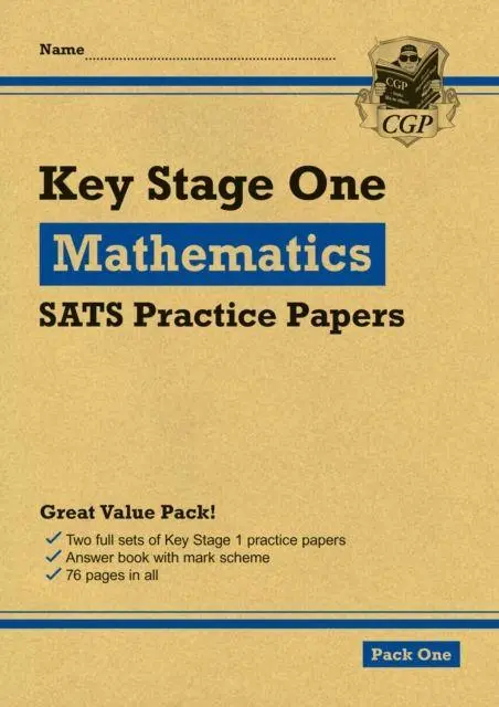 Cover: 9781789081053 | KS1 Maths SATS Practice Papers: Pack 1 (for end of year assessments)