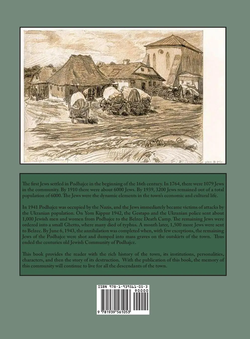 Rückseite: 9781939561053 | The Memorial Book of Podhajce, Ukraine - Translation of Sefer Podhajce