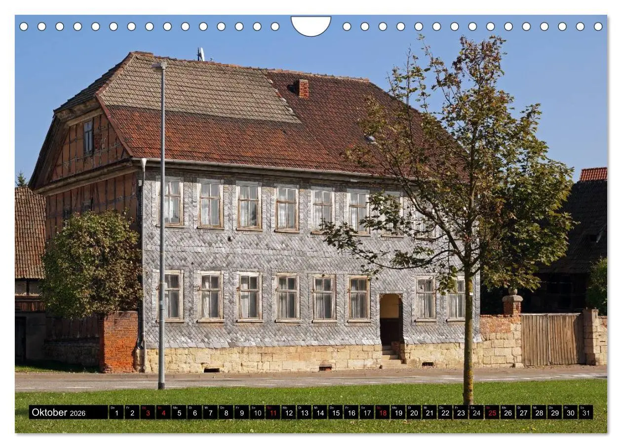 Bild: 9783516081053 | Musik- und Bergstadt Sondershausen/Thüringen (Wandkalender 2026 DIN...