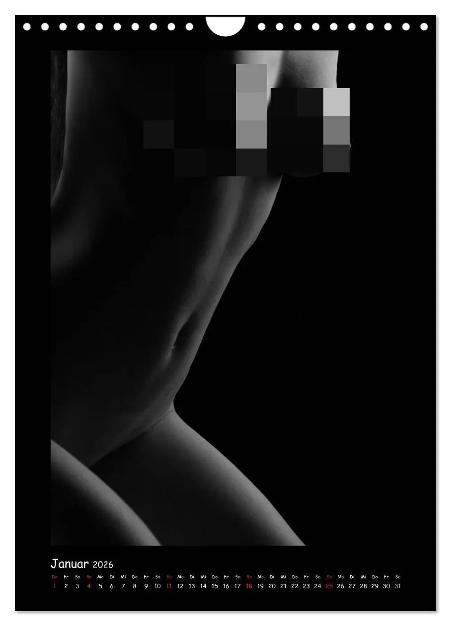 Bild: 9783516461053 | Anonymer Akt (Wandkalender 2026 DIN A4 hoch), CALVENDO Monatskalender