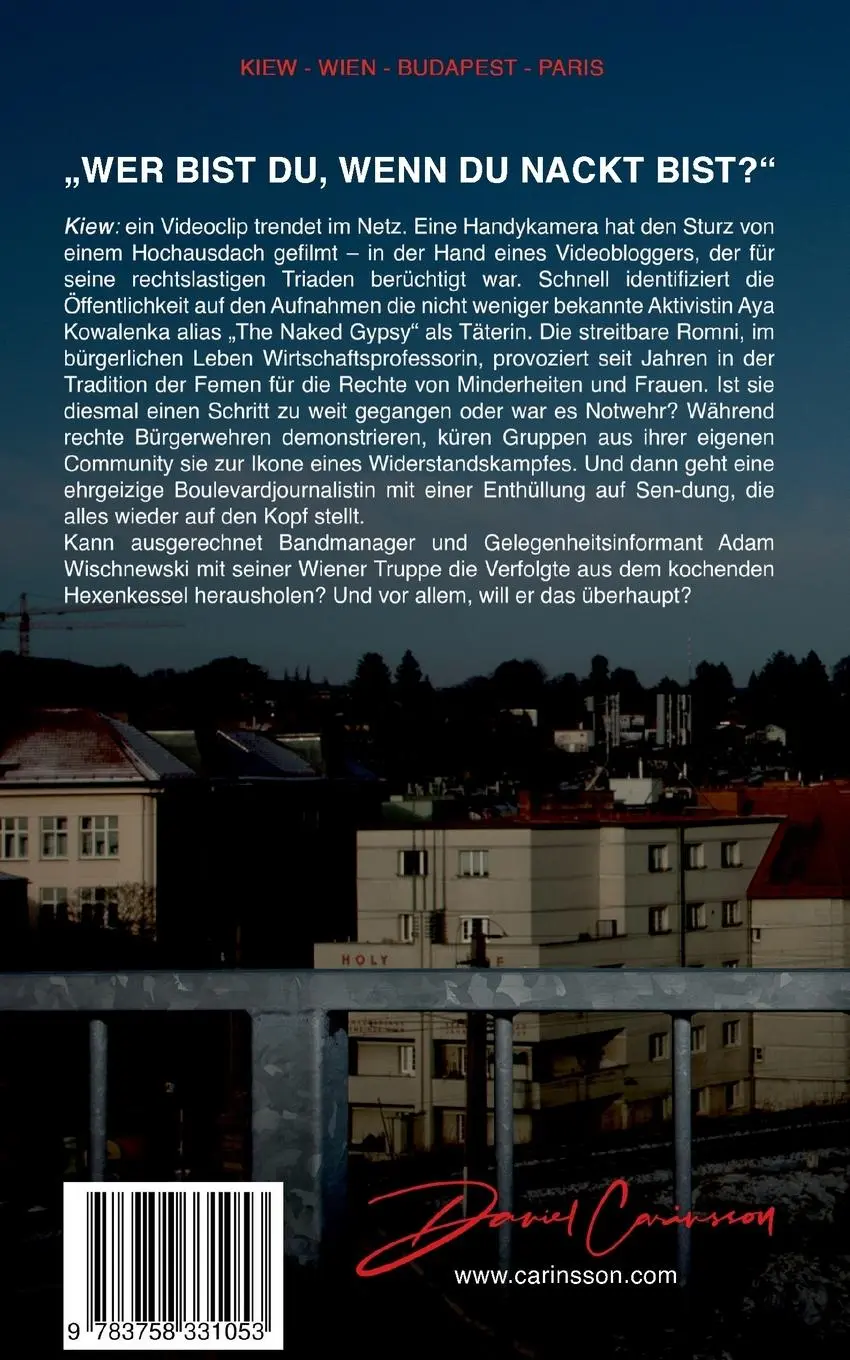 Rückseite: 9783758331053 | Naked Identity | Wer ist Aya K? | Daniel Carinsson | Taschenbuch