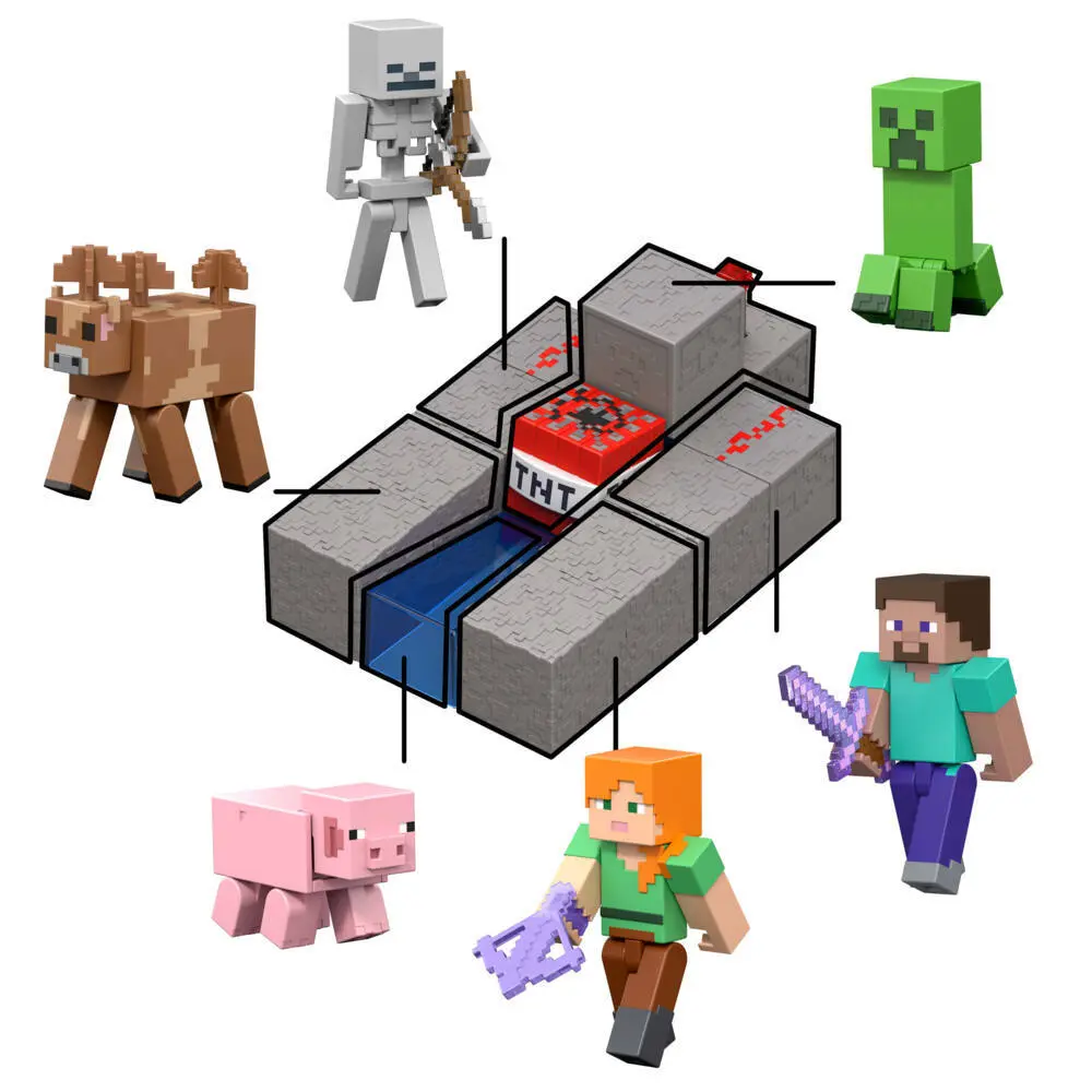 Bild: 194735341153 | MINECRAFT 3.25" CORE FIG Creeper | Blister | JJR92 | Deutsch | 2026