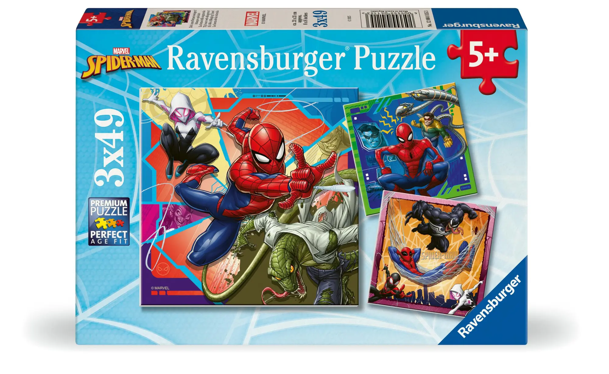 Cover: 4005555041153 | Kinderpuzzle 3x49 Teile - Marvel Spider-Man | Spiel | 12004115 | 2025