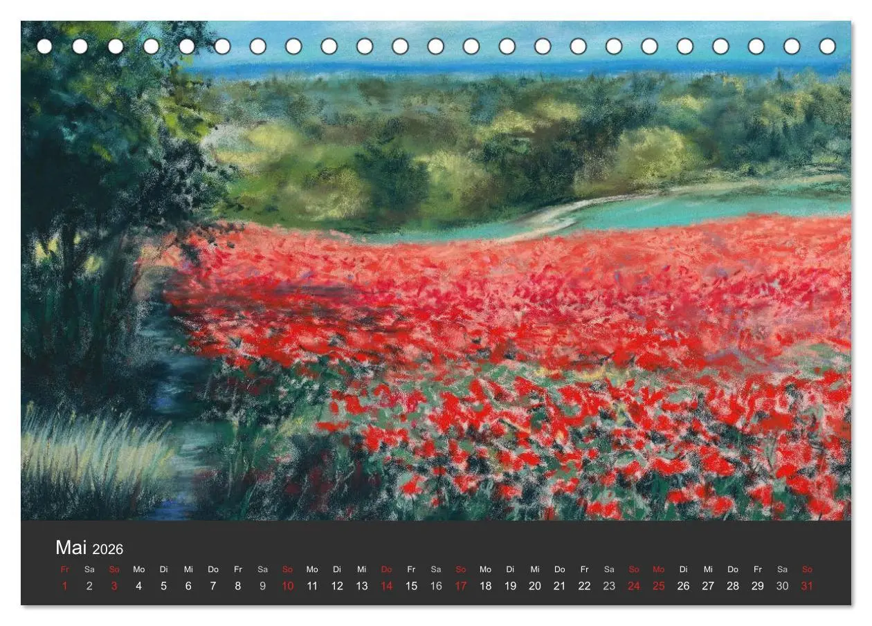 Bild: 9783516071153 | Landschaftspastelle (Tischkalender 2026 DIN A5 quer), CALVENDO...