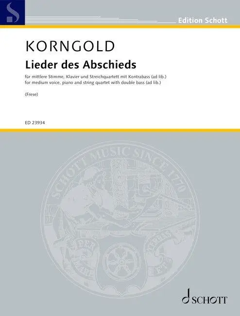 Lieder des Abschieds