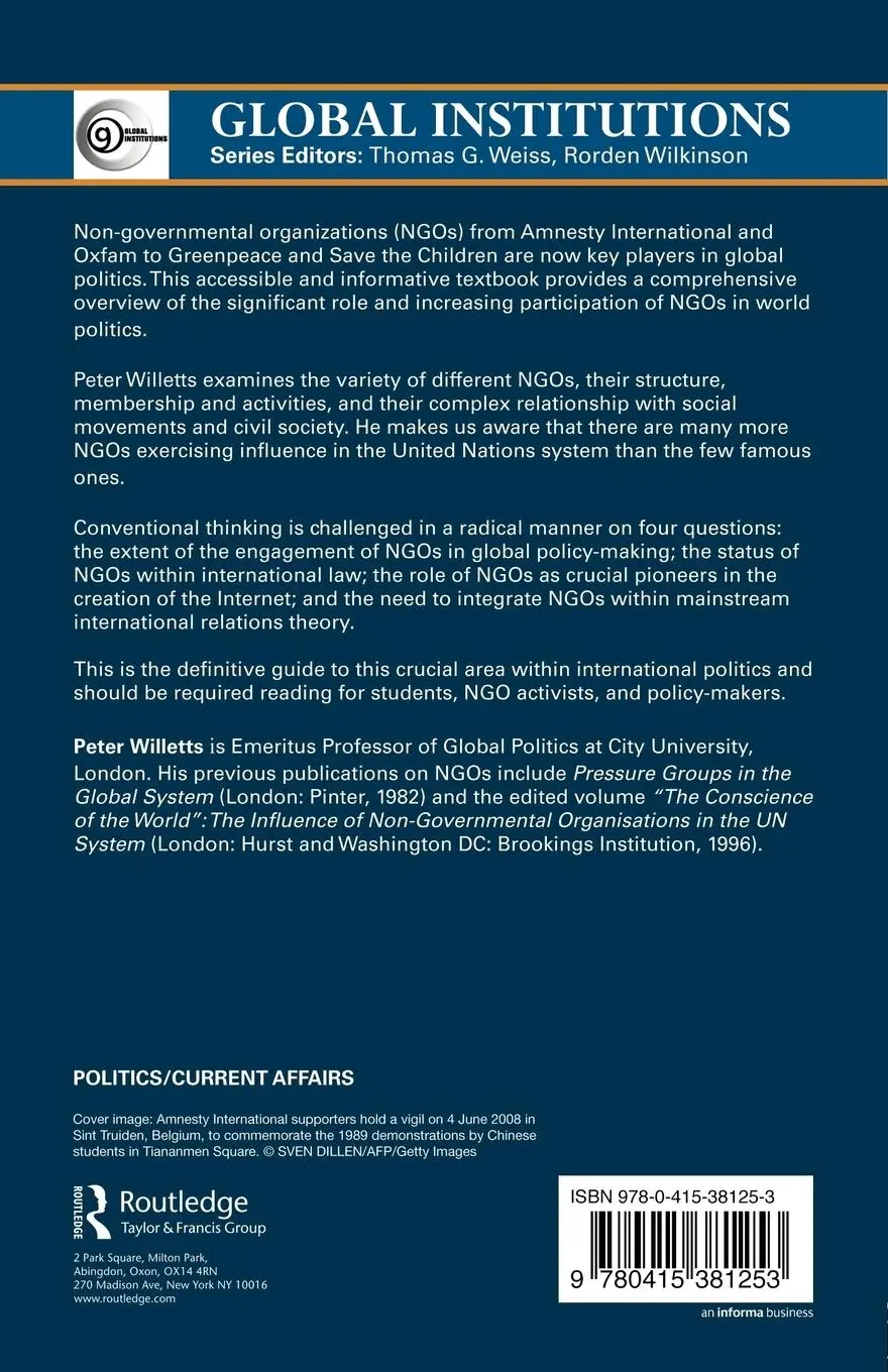 Rückseite: 9780415381253 | Non-Governmental Organizations in World Politics | Peter Willetts