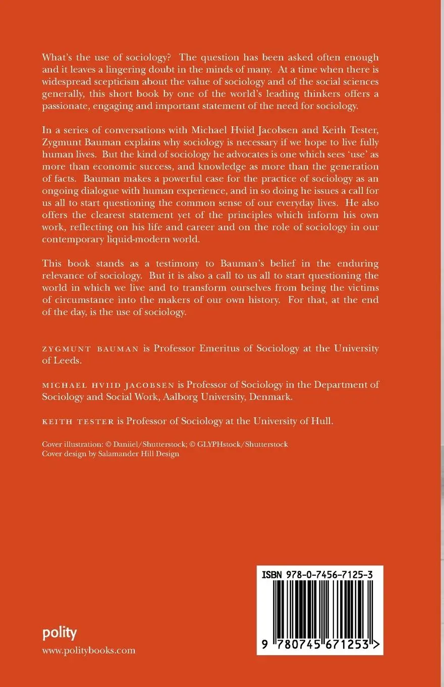 Rückseite: 9780745671253 | What Use Is Sociology? | Zygmunt Bauman (u. a.) | Taschenbuch | 180 S.