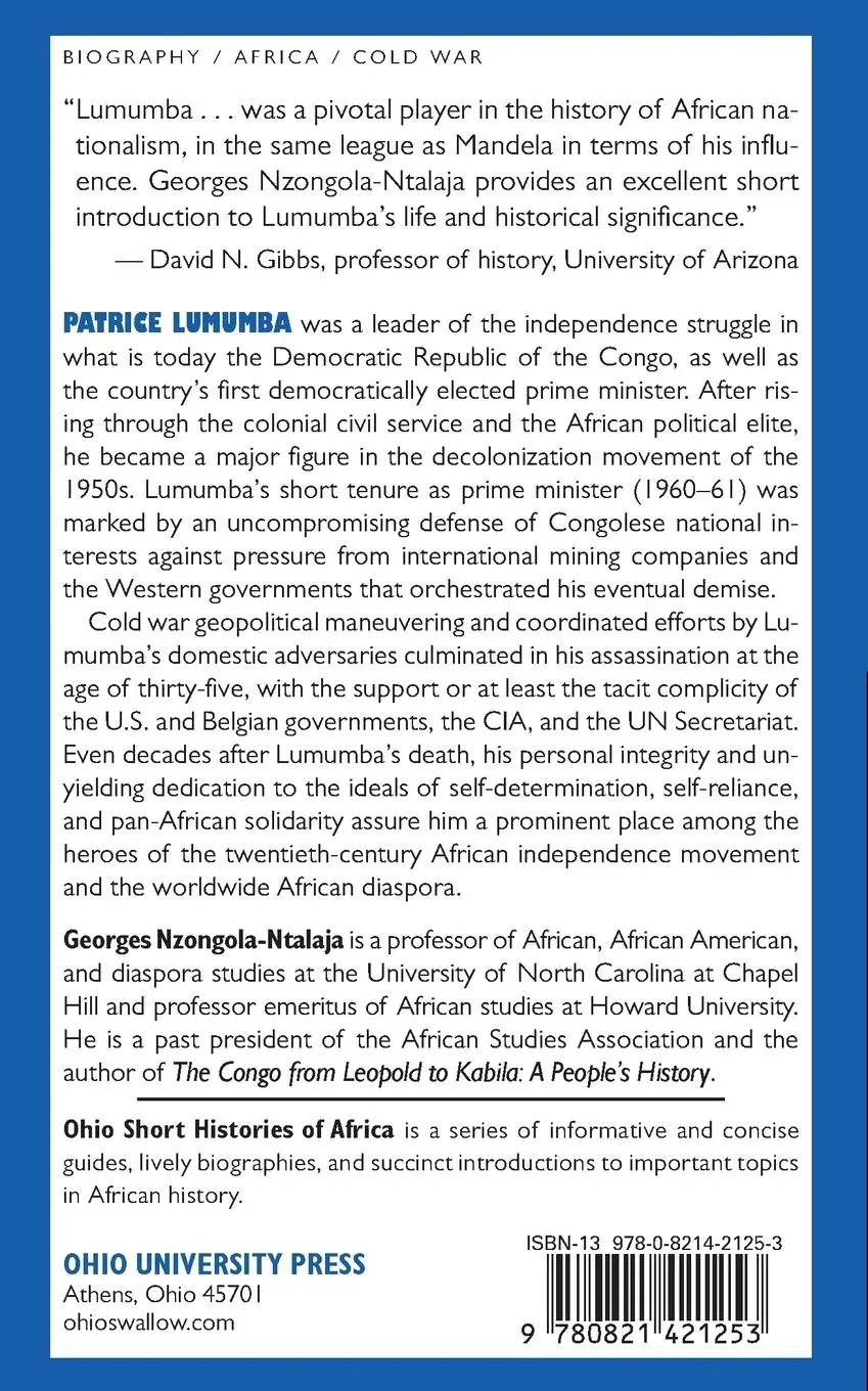 Rückseite: 9780821421253 | Patrice Lumumba | Georges Nzongola-Ntalaja | Taschenbuch | Englisch