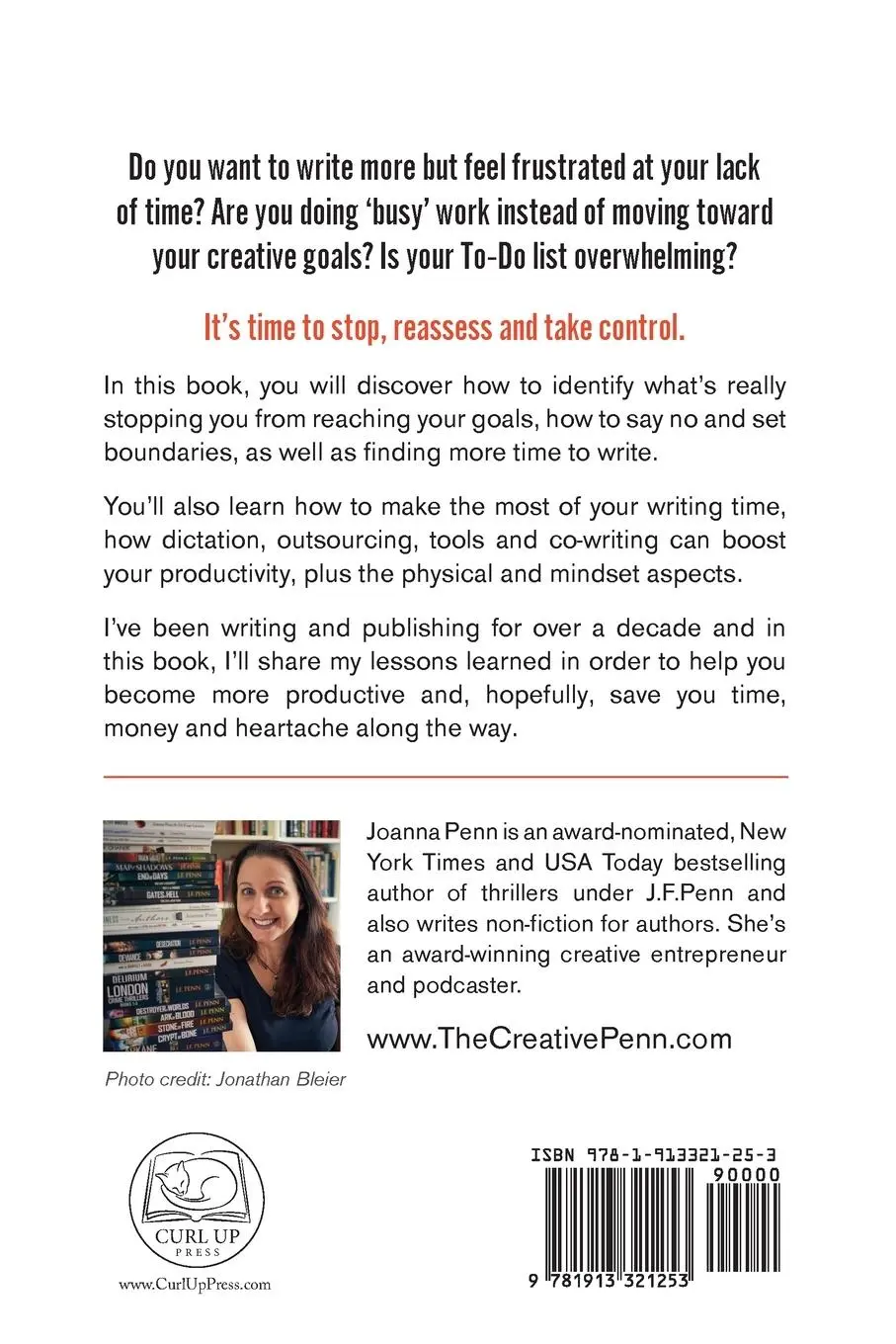 Rückseite: 9781913321253 | Productivity For Authors Workbook | Joanna Penn | Taschenbuch | 2019