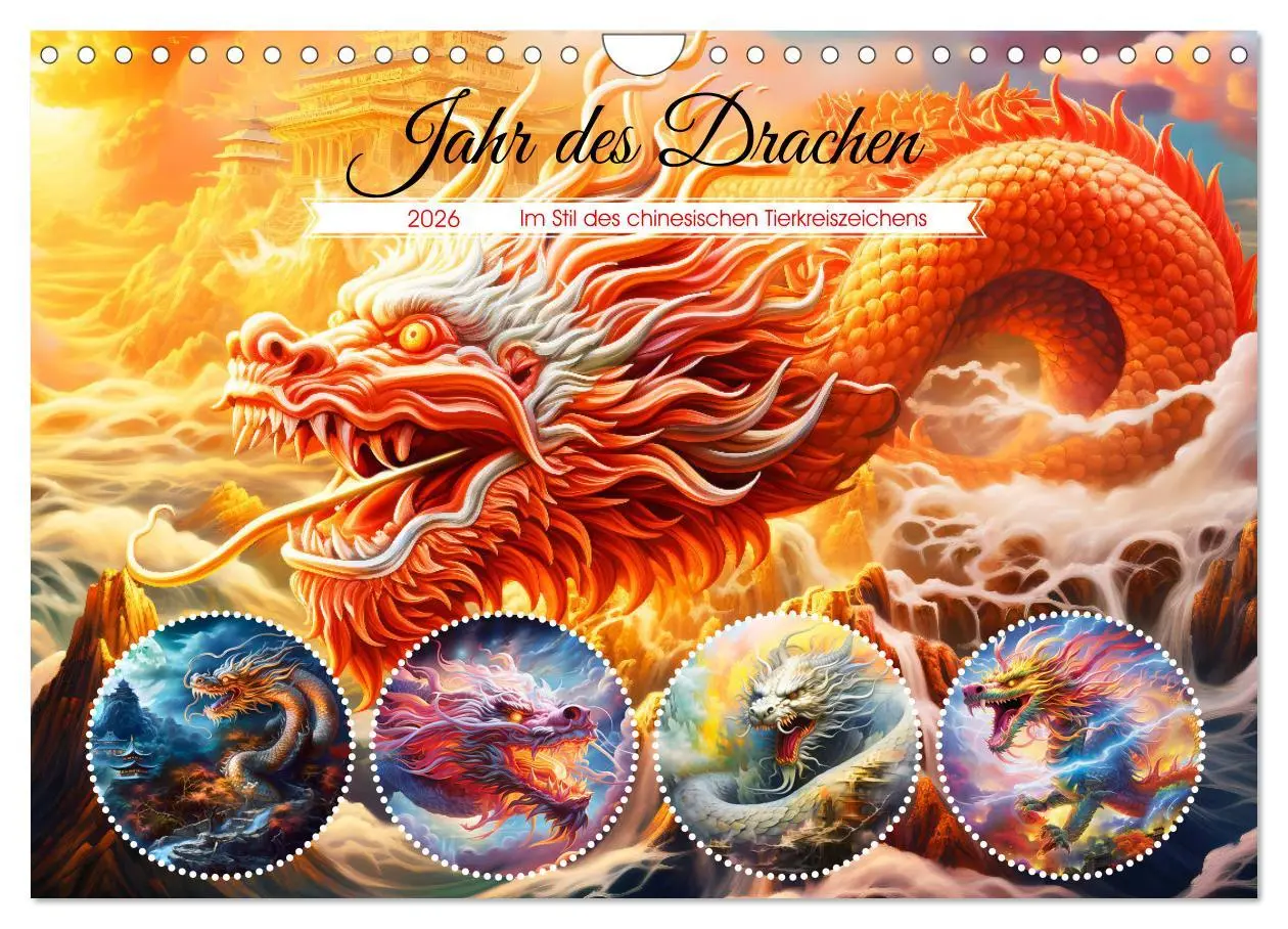Cover: 9783457351253 | Jahr des Drachen - Im Stil des chinesischen Tierkreiszeichens...