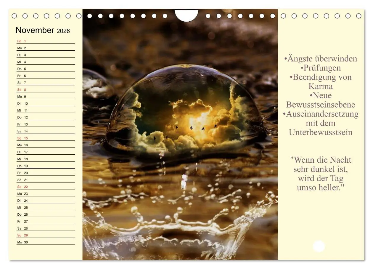 Bild: 9783457971253 | Tarot. Spirituell durch das Jahr (Wandkalender 2026 DIN A4 quer),...