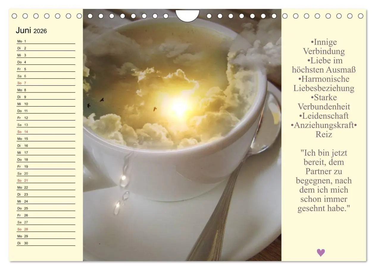 Bild: 9783457971253 | Tarot. Spirituell durch das Jahr (Wandkalender 2026 DIN A4 quer),...