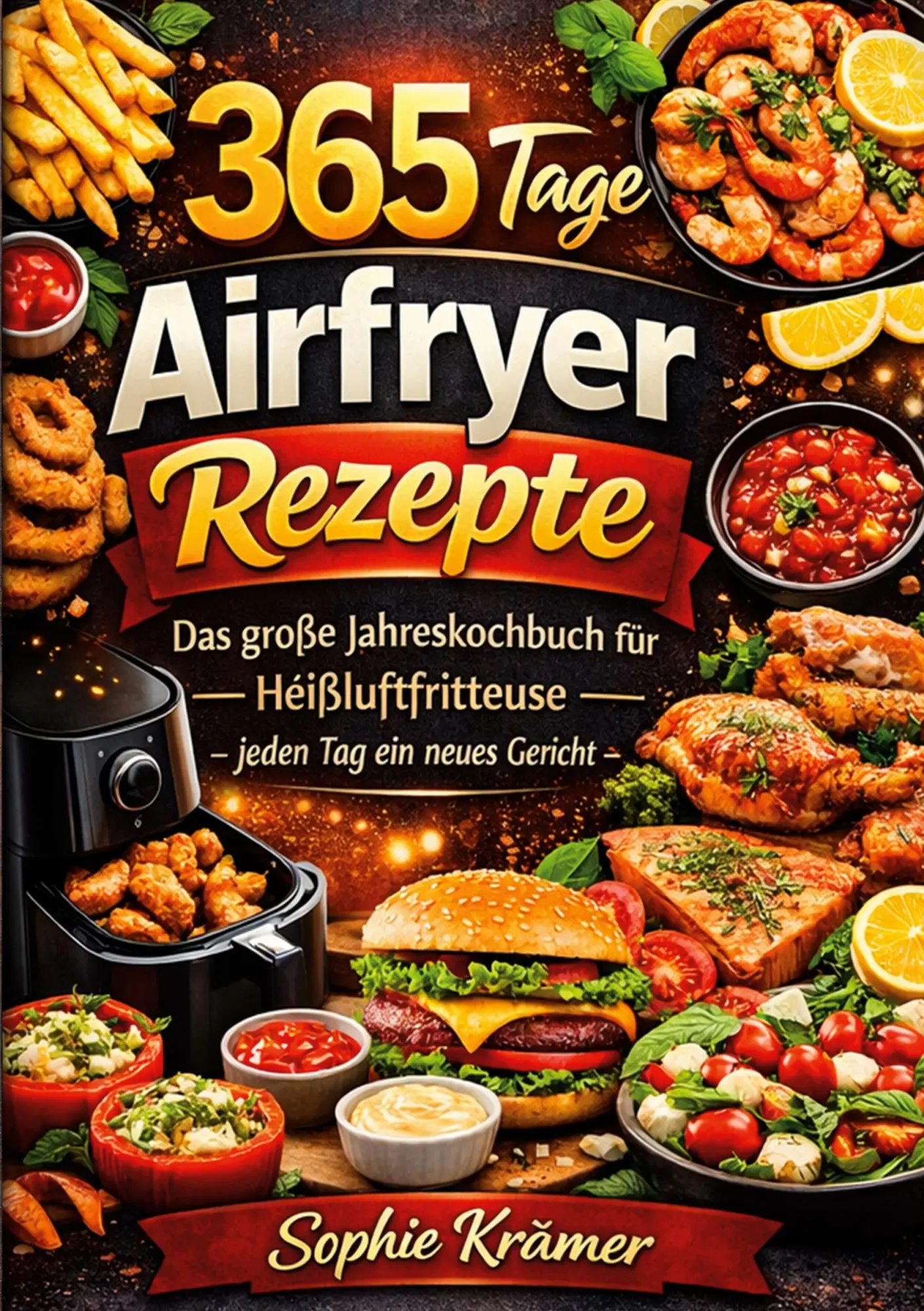 Cover: 9783769371253 | 365 Tage Airfryer Rezepte | Sophie Krämer | Taschenbuch | 130 S.