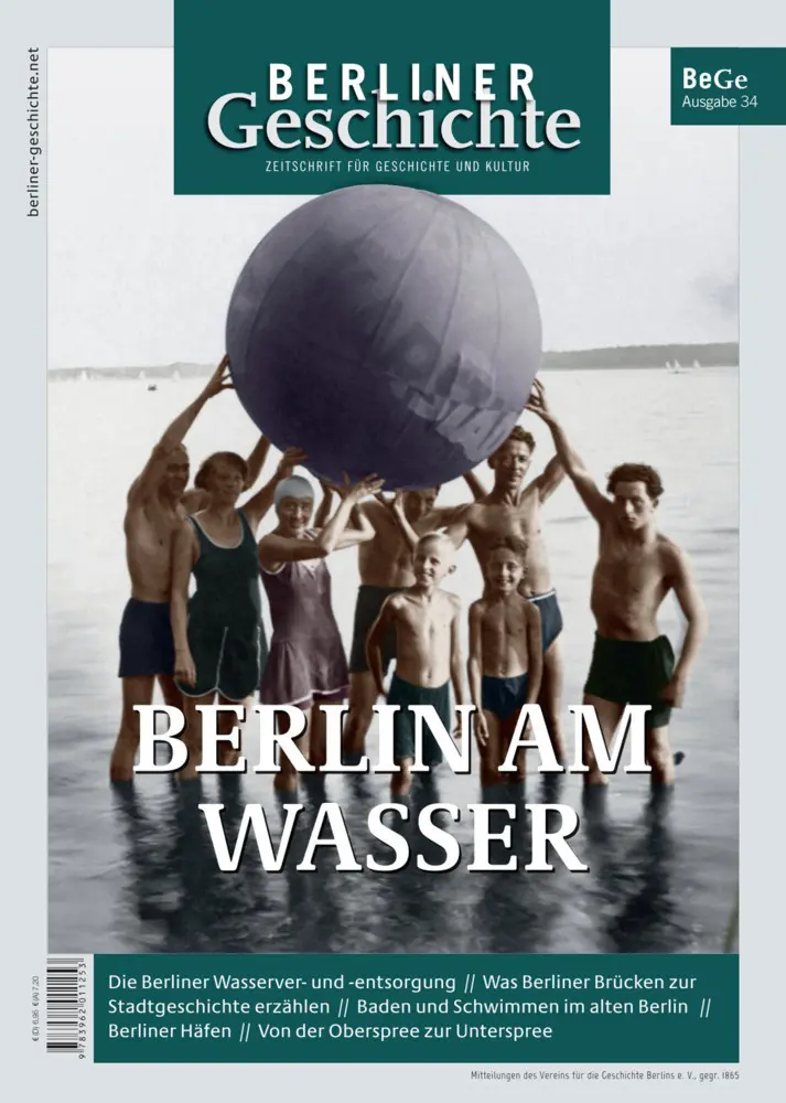 Cover: 9783962011253 | Berliner Geschichte - Zeitschrift für Geschichte und Kultur | V.