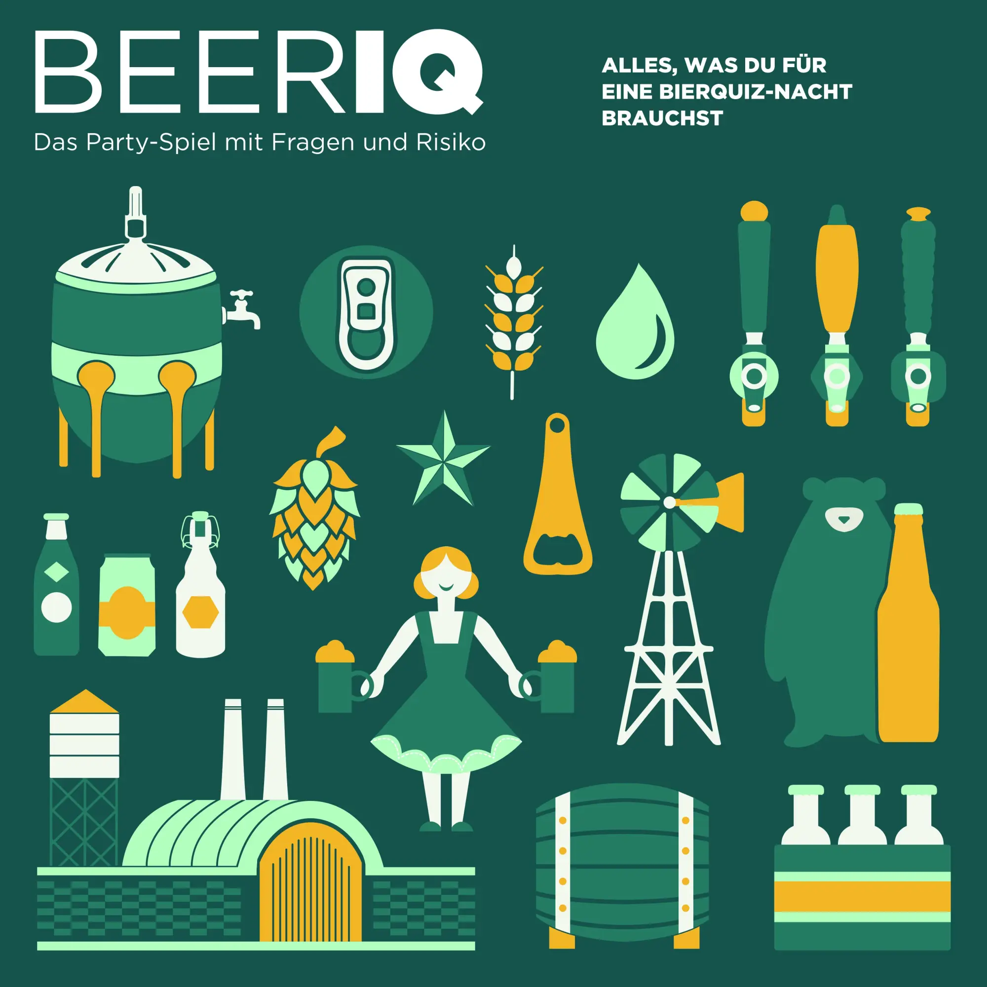 Cover: 7640139531353 | BeerIQ | Hadi Barkat (u. a.) | Spiel | IQ-Serie (Helvetiq) | Deutsch