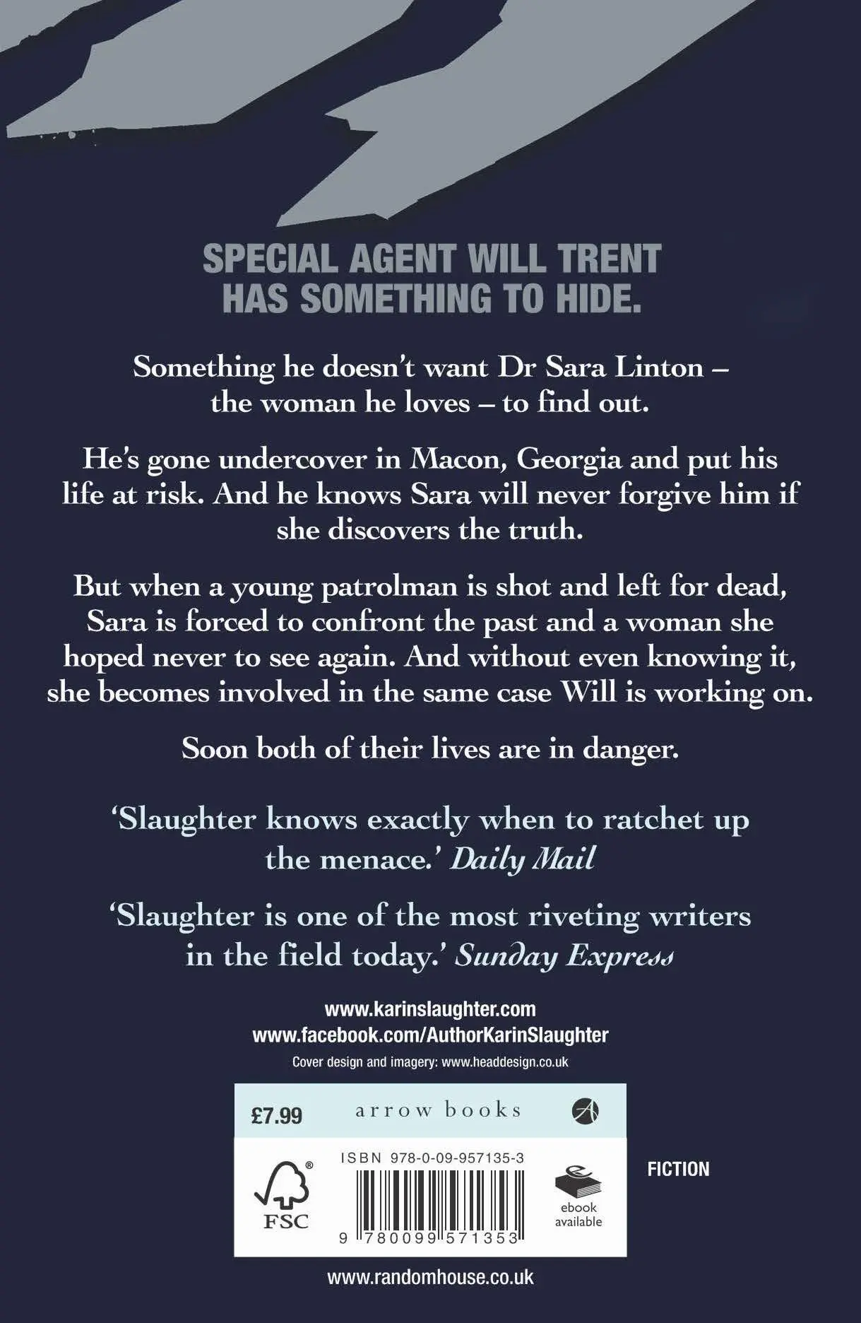 Rückseite: 9780099571353 | Unseen | Karin Slaughter | Taschenbuch | Will Trent Series | 496 S.