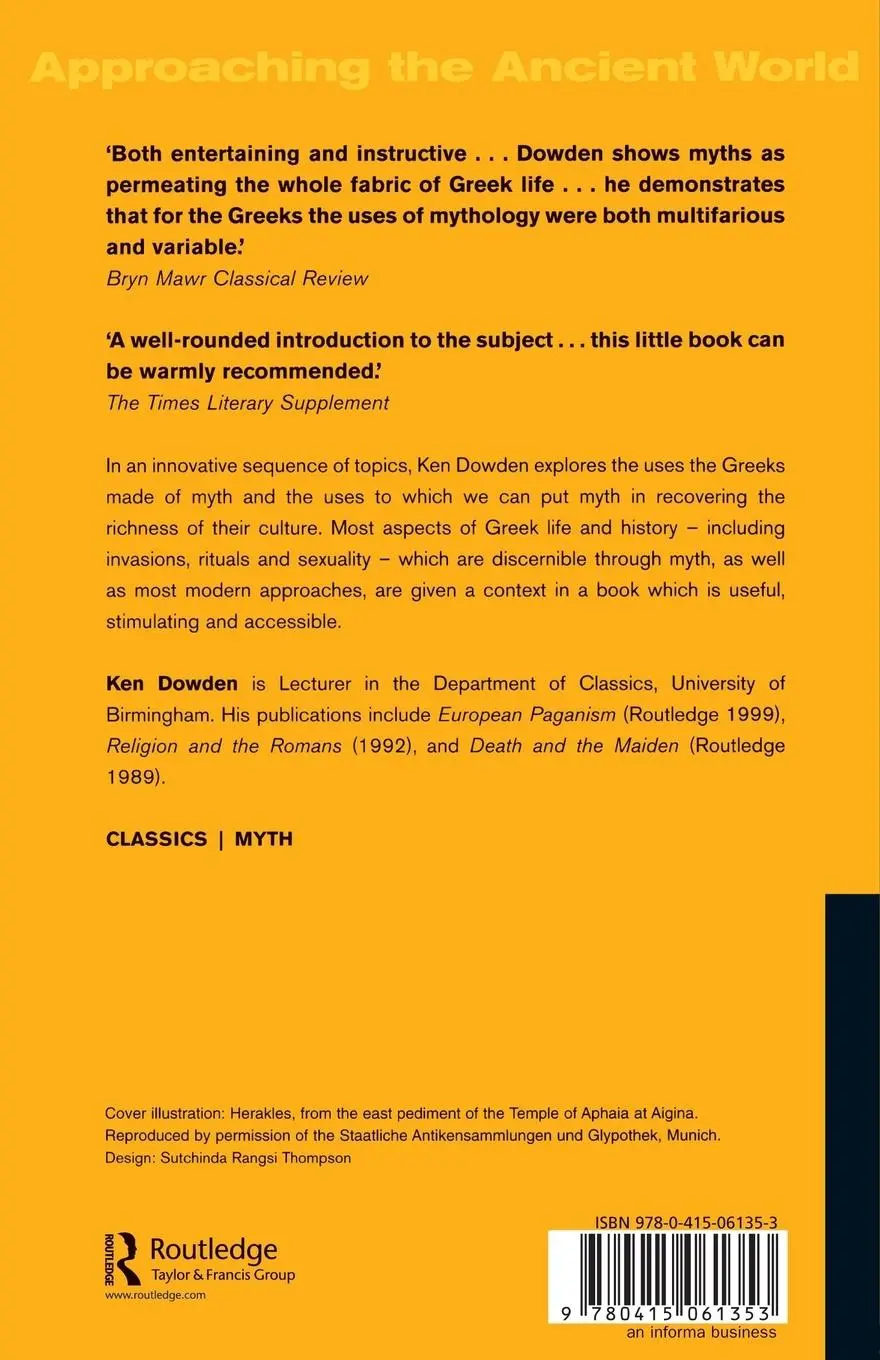 Rückseite: 9780415061353 | The Uses of Greek Mythology | Ken Dowden | Taschenbuch | Englisch