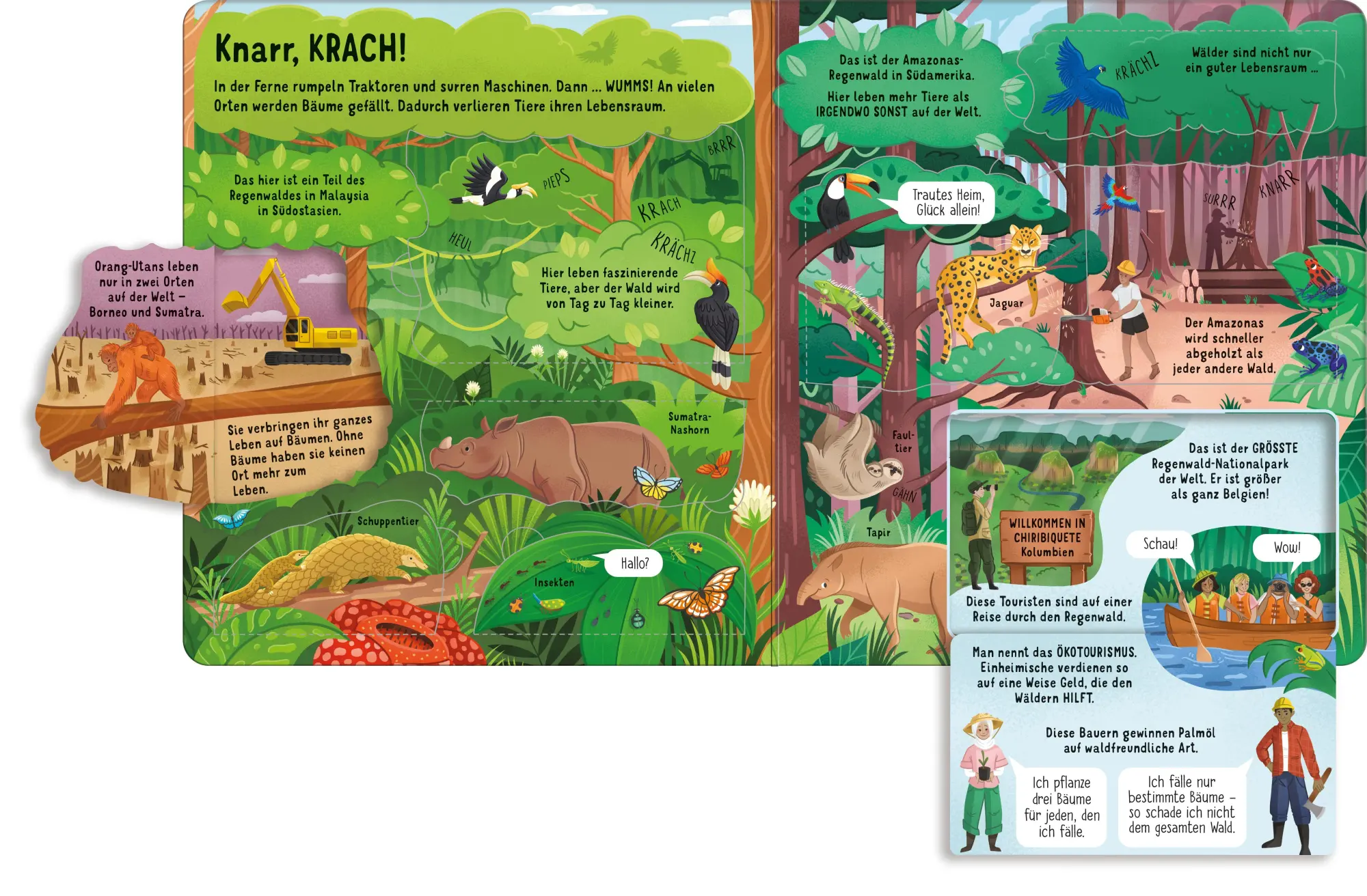 Bild: 9781035701353 | Aufklappen und Entdecken: Bedrohte Tiere | Alice James | Buch | 14 S.