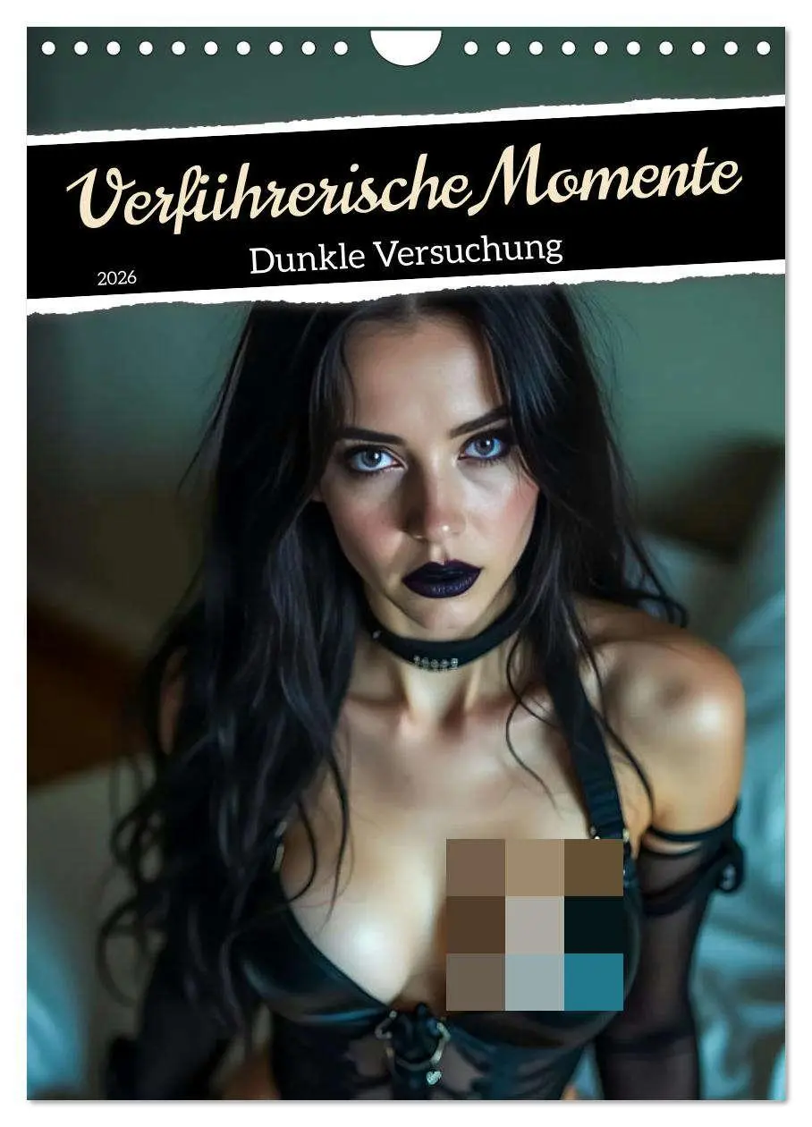 Cover: 9783457271353 | Verführerische Momente - Dunkle Versuchung (Wandkalender 2026 DIN...