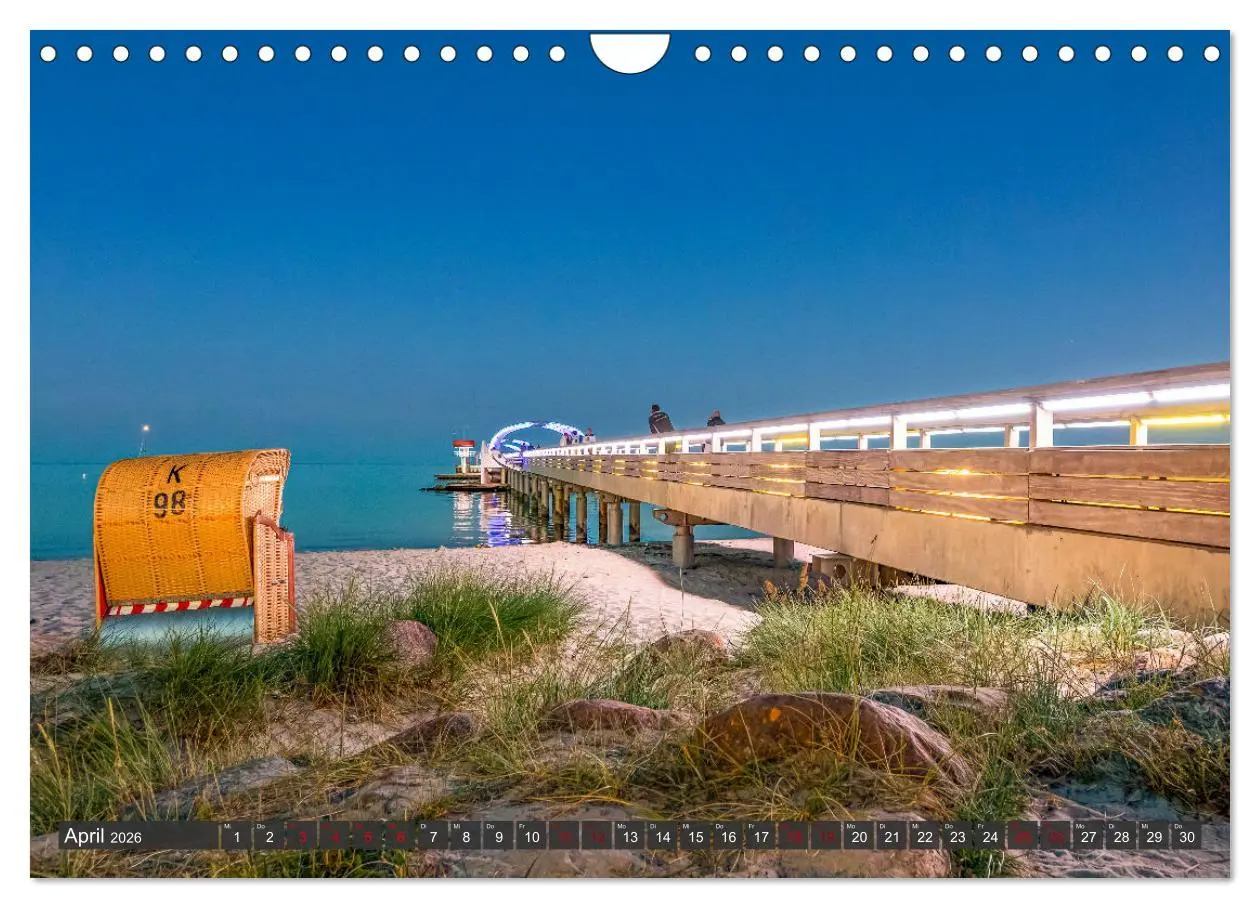 Bild: 9783457581353 | Ostseebäder an der Lübecker Bucht (Wandkalender 2026 DIN A4 quer),...