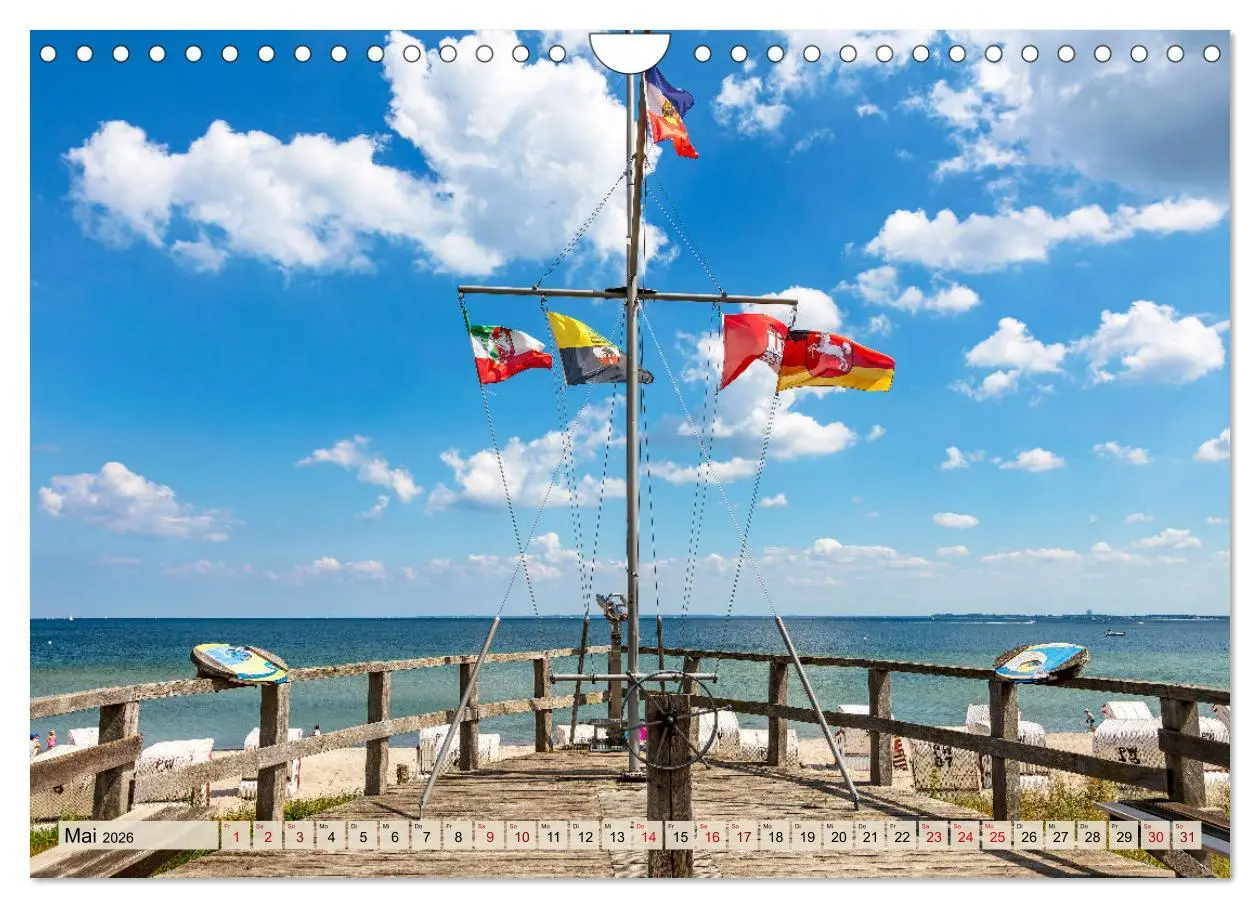 Bild: 9783457581353 | Ostseebäder an der Lübecker Bucht (Wandkalender 2026 DIN A4 quer),...