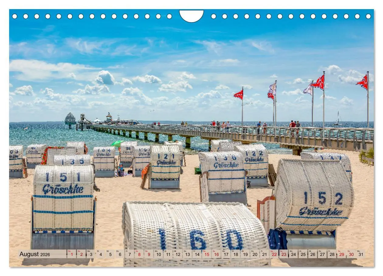 Bild: 9783457581353 | Ostseebäder an der Lübecker Bucht (Wandkalender 2026 DIN A4 quer),...