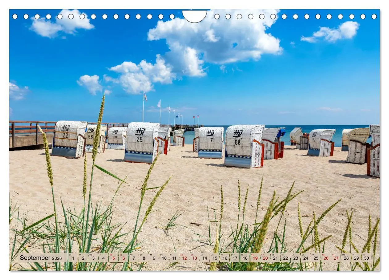 Bild: 9783457581353 | Ostseebäder an der Lübecker Bucht (Wandkalender 2026 DIN A4 quer),...