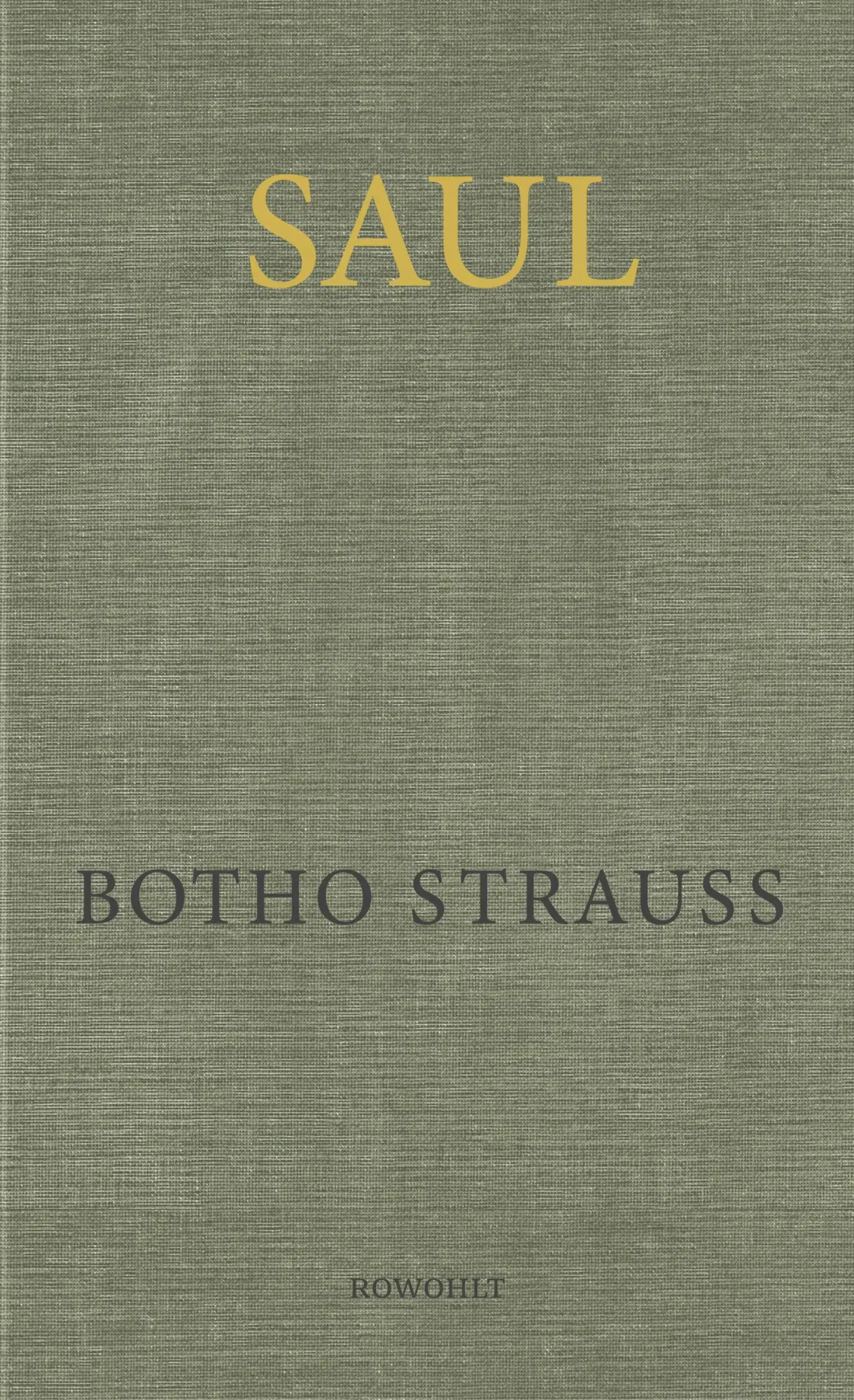 Cover: 9783498001353 | Saul | Botho Strauß | Buch | 96 S. | Deutsch | 2019