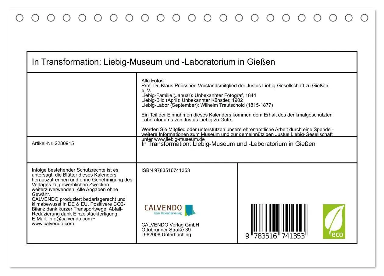 Bild: 9783516741353 | In Transformation: Liebig-Museum und -Laboratorium in Gießen...