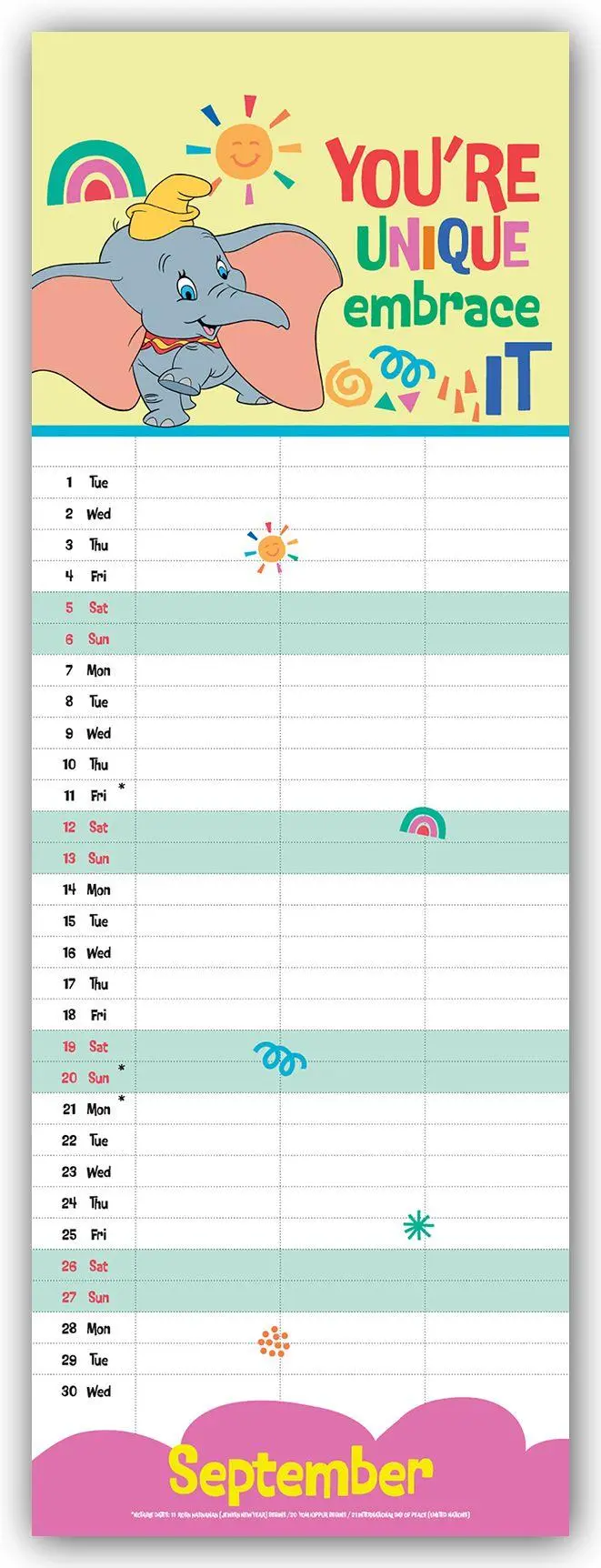 Bild: 9783803531353 | Disney Classics - You, Me and Us 2026 - Slimline-Kalender | Danilo