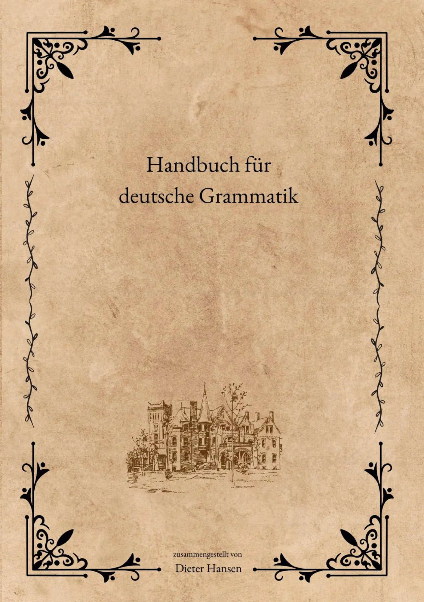Cover: 9783819231353 | Handbuch für deutsche Grammatik | Dieter Hansen | Taschenbuch | 144 S.