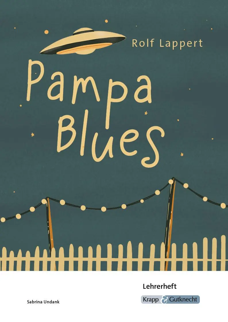 Cover: 9783963231353 | Pampa Blues - Rolf Lappert - Lehrerheft | Rolf Lappert (u. a.) | 69 S.