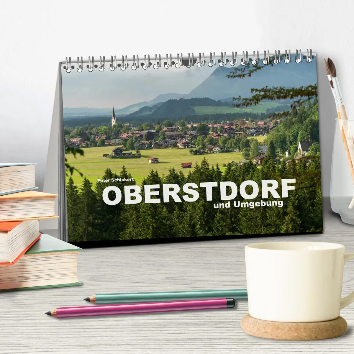 Bild: 9783457881453 | Oberstdorf und Umgebung (Tischkalender 2026 DIN A5 quer), CALVENDO...