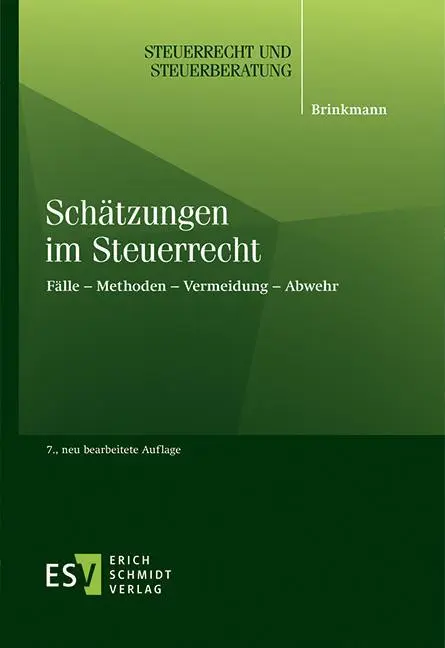 Cover: 9783503241453 | Schätzungen im Steuerrecht | Fälle - Methoden - Vermeidung - Abwehr
