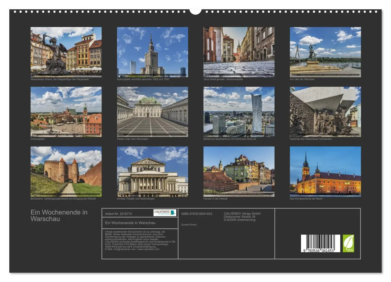 Bild: 9783516041453 | Ein Wochenende in Warschau (hochwertiger Premium Wandkalender 2026...