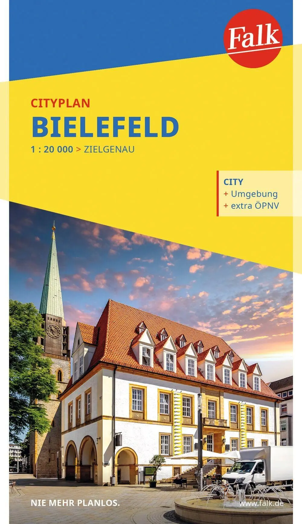 Cover: 9783827901453 | Falk Cityplan Bielefeld 1:20.000 | (Land-)Karte | Falk Citypläne