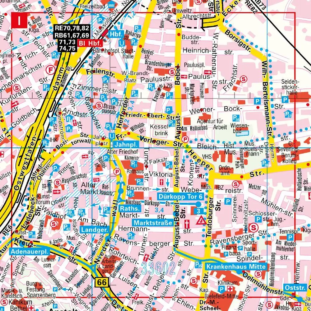 Bild: 9783827901453 | Falk Cityplan Bielefeld 1:20.000 | (Land-)Karte | Falk Citypläne
