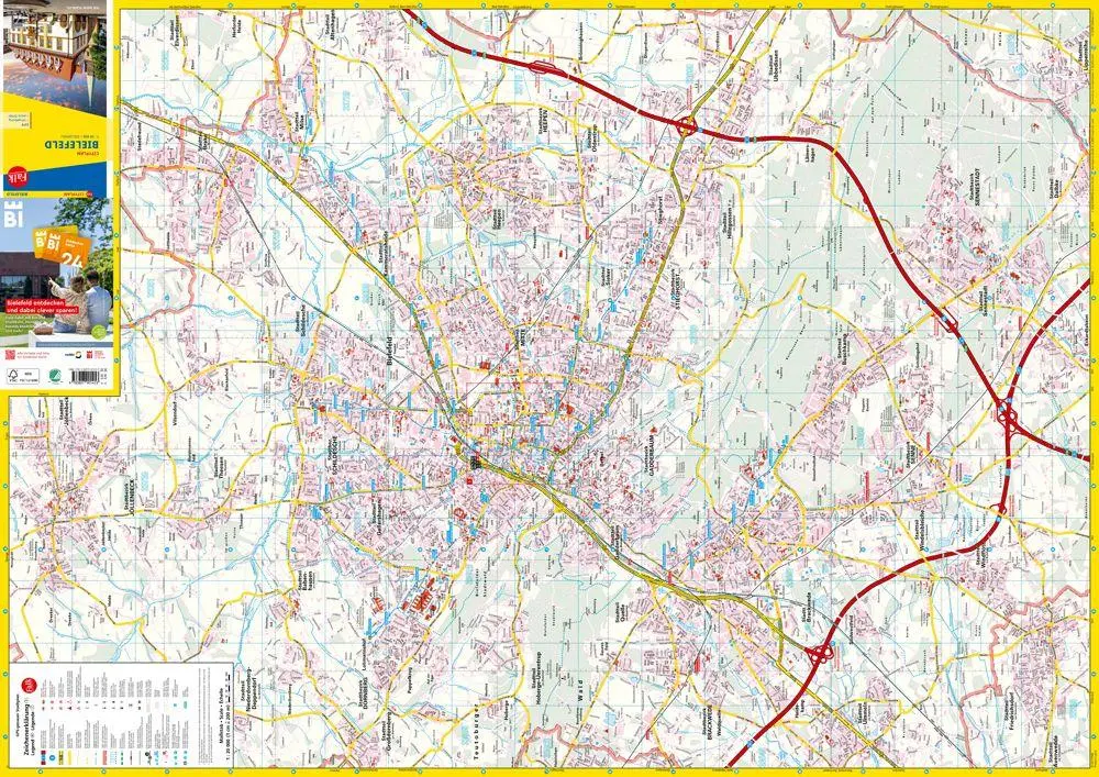 Bild: 9783827901453 | Falk Cityplan Bielefeld 1:20.000 | (Land-)Karte | Falk Citypläne