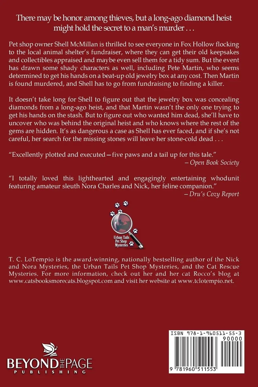 Rückseite: 9781960511553 | Cats, Carats and Killers | T. C. Lotempio | Taschenbuch | Englisch