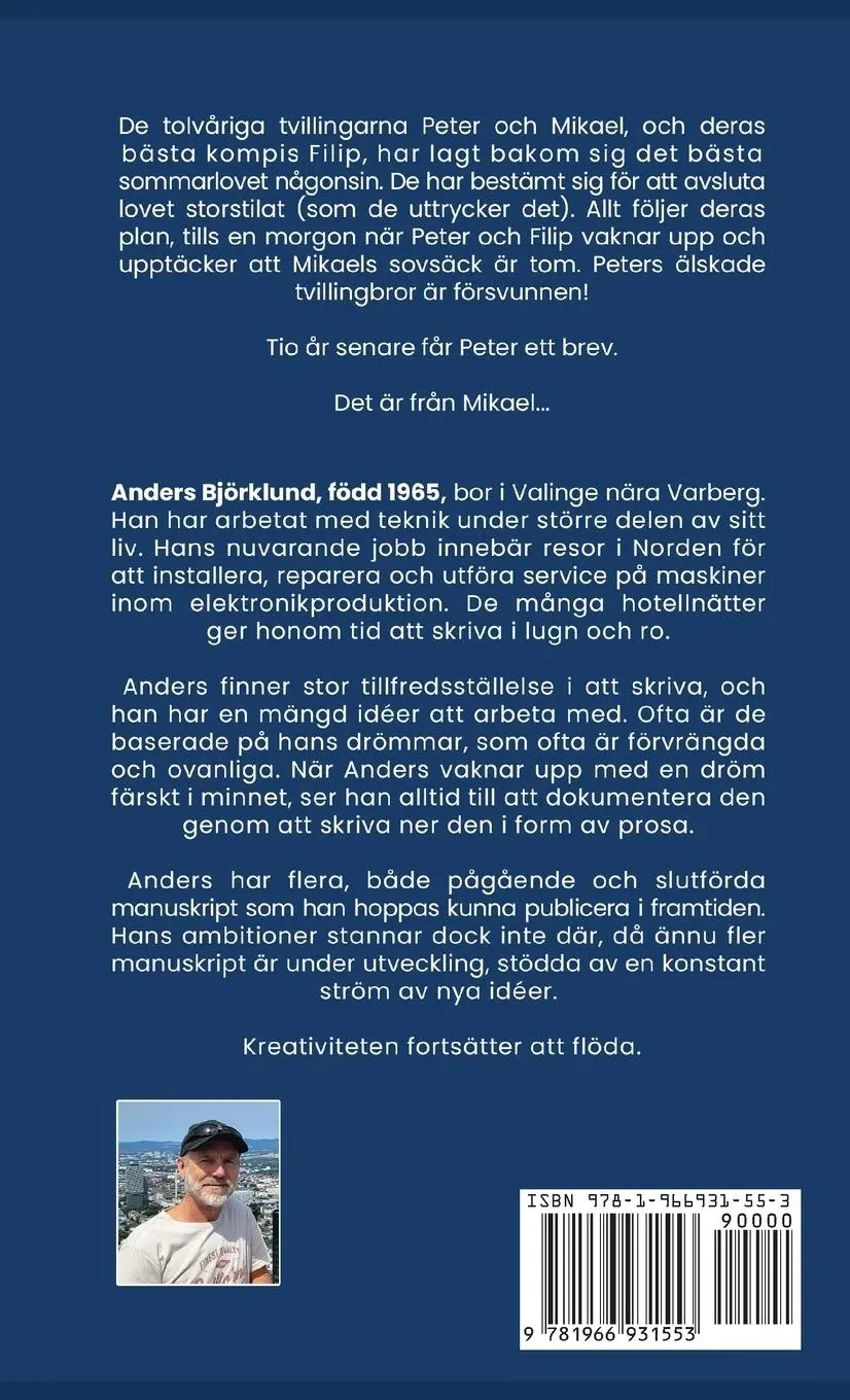 Rückseite: 9781966931553 | Tvillingar | Anders Mikael Björklund | Buch | Schwedisch | 2025