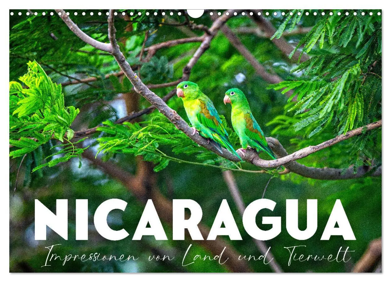 Cover: 9783457561553 | Nicaragua - Impressionen von Land und Tierwelt. (Wandkalender 2026...