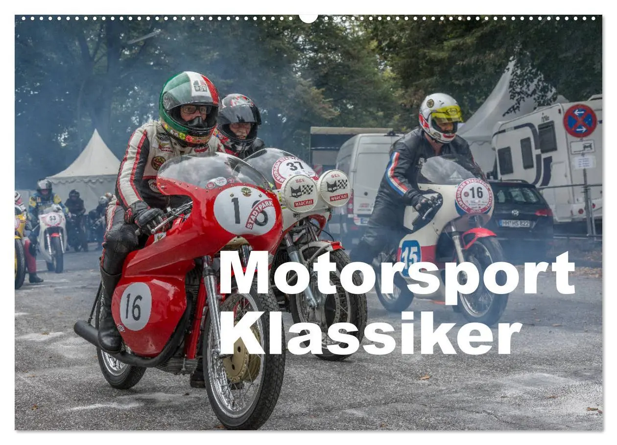 Cover: 9783457871553 | Motorsport Klassiker (Wandkalender 2026 DIN A2 quer), CALVENDO...