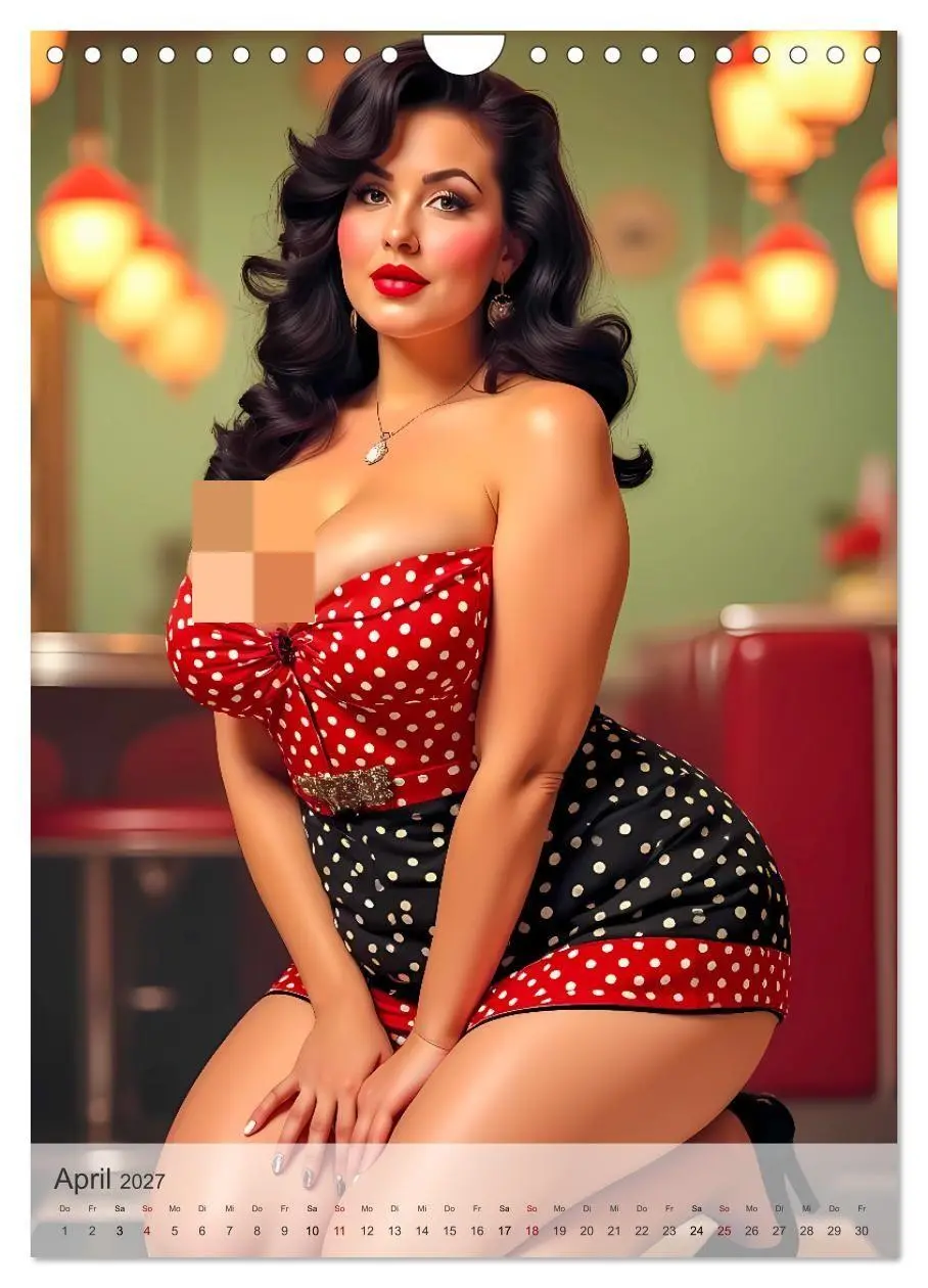 Bild: 9783516961553 | Pin-up Girls - Sexy Vintage Diven (Wandkalender 2027 DIN A4 hoch),...