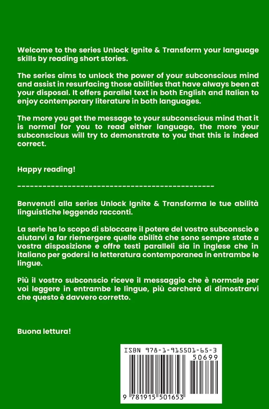 Rückseite: 9781915501653 | Short Stories in English/Italian - Parallel Text | Laura Mariani