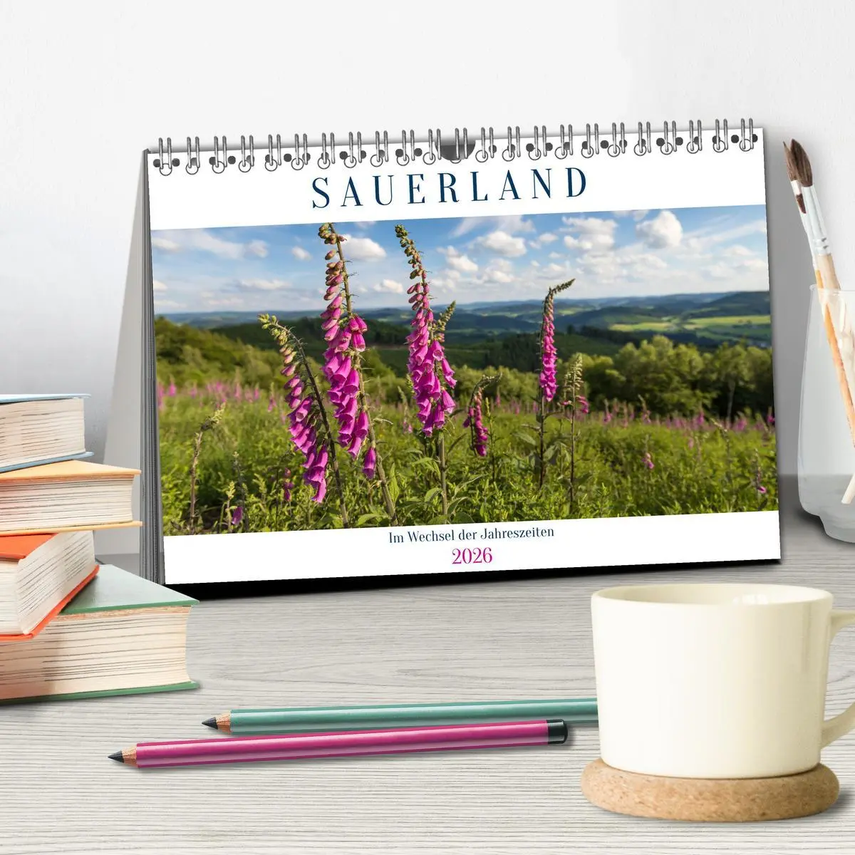 Bild: 9783457551653 | Das Sauerland im Wechsel der Jahreszeiten (Tischkalender 2026 DIN...