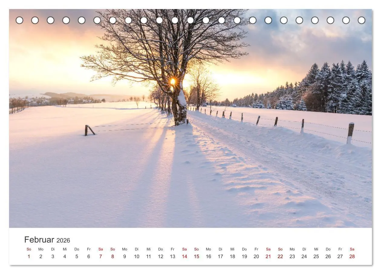 Bild: 9783457551653 | Das Sauerland im Wechsel der Jahreszeiten (Tischkalender 2026 DIN...