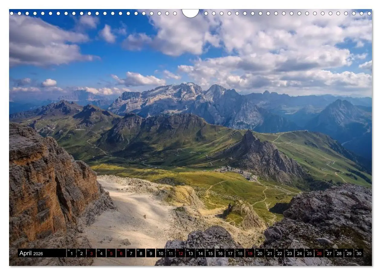 Bild: 9783516021653 | Sellagruppe - Traumhafte Ausblicke in den Dolomiten (Wandkalender...
