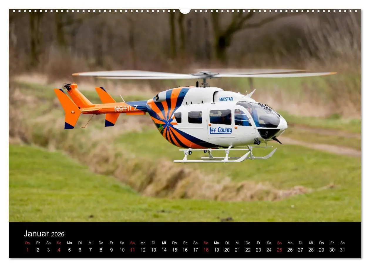 Bild: 9783516191653 | Modellhubschrauber (hochwertiger Premium Wandkalender 2026 DIN A2...